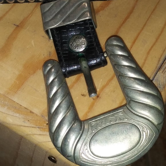 AL BERES GERMAN SILVER WESTERN BELT - Picture 3 of 6